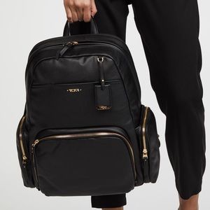 Tumi Calais Leather Backpack